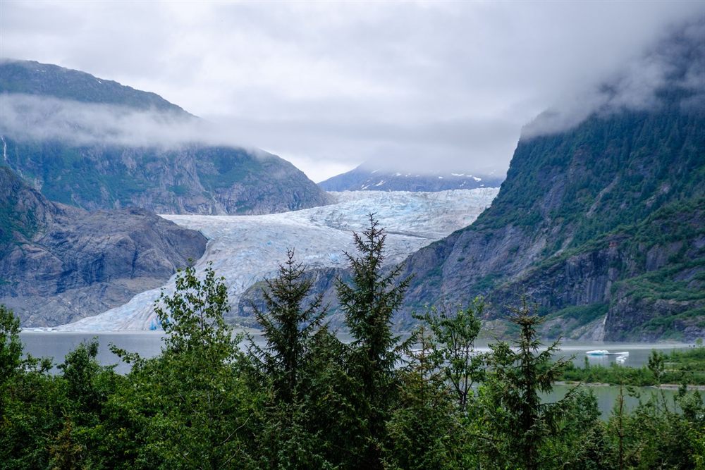 Glacier near Juneau, Alaska