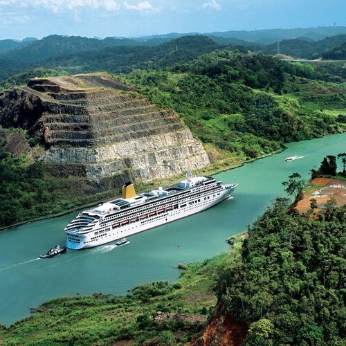Ship in the Panama Canal